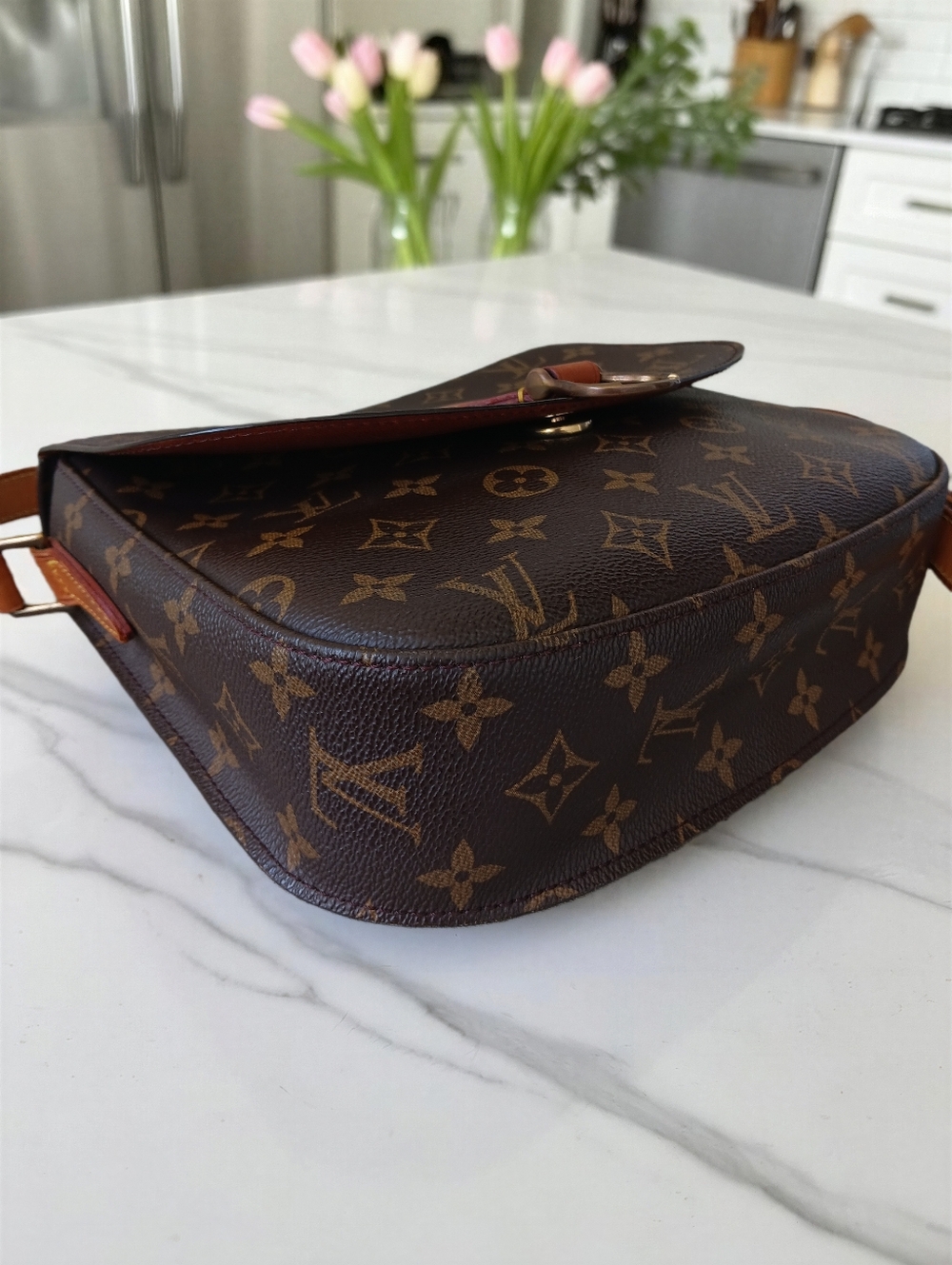 Louis Vuitton Monogram Saint Cloud GM Crossbody Vintage 1998 ✨ COA - Picture 8 of 16